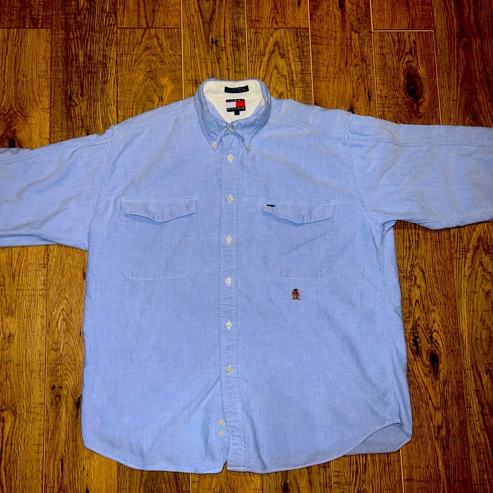 Large Tommy Hilfiger Long Sleeve Blue